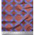 thumbnail image 1 of Soimoi Poly Georgette Fabric Floral Mandala Print Fabric by Yard 52 Inch Wide, 1 of 3