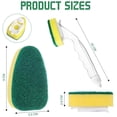 thumbnail image 2 of Heavy Duty Dish Wand with 7 Replaceable Sponge Heads, 2 of 4