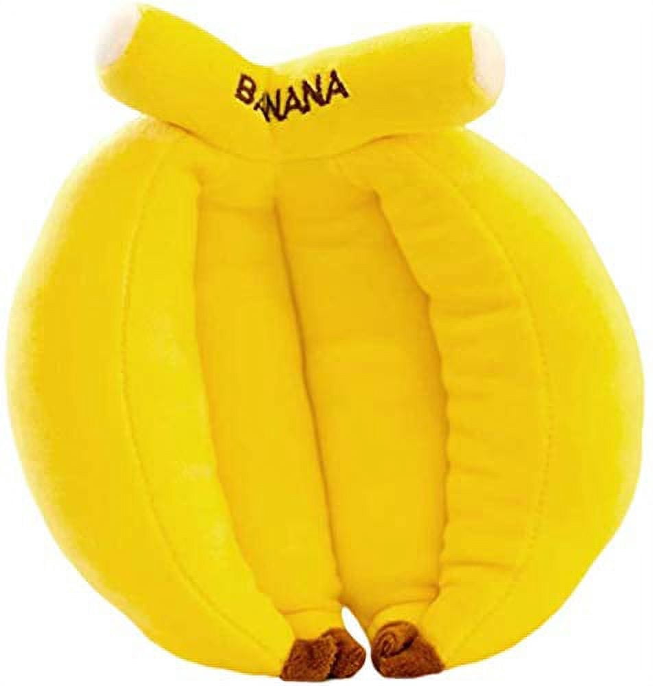 Banana Microwavable Heating Pad - 8.7"Warm Cute Cozy Soft Heatable Stuffed Animal - Hot and Cold Therapy for Cramps, Back, and Neck Pain Relief