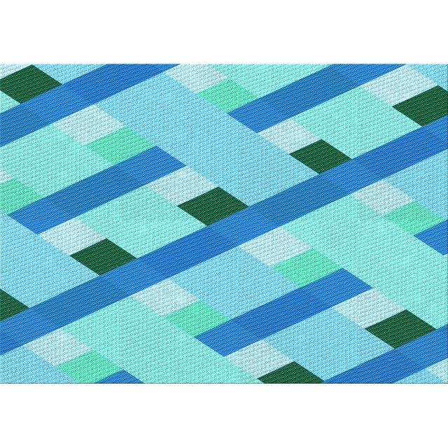 Ahgly Company Machine Washable Indoor Rectangle Transitional Dark Turquoise Green Area Rugs, 8' x 10'