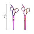 thumbnail image 2 of Hair Cutting Scissor Thinning Shear Set, Hairdressing Thinning/Texturizing Shears/Scissors, Salon Hair Scissors, 2 of 6