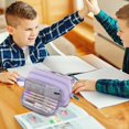 thumbnail image 1 of Matoen Solid Color Pencil Case Large Capacity Four Open Pencil Case Stationery Box for Men and Women Multifunctional Solid Color Pencil Case, 1 of 7