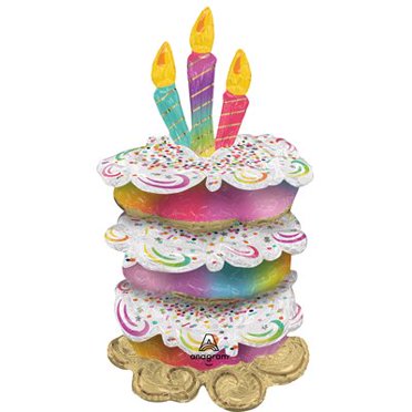 Delightful Birthday Foil Balloon for Party Supplies - Superior Float Time & Self-Sealing Valve - Perfect for Anniversaries & Birthdays - Pack of 1 for Effortless Celebration Decor!