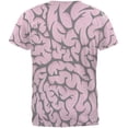 thumbnail image 2 of Halloween Pink Brains Costume Mens T Shirt, 2 of 2