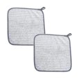 thumbnail image 1 of Oleegame 2PC Ten Dollar Items Microfiber Cleaning Rags For Washing Dishes Highly Absorbent Cleaning Towels Lightweight Microfiber Cloth Window Clean Cloth Gray, 1 of 9