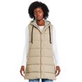 thumbnail image 1 of Gilet matelassé long George pour femmes, 1 of 6