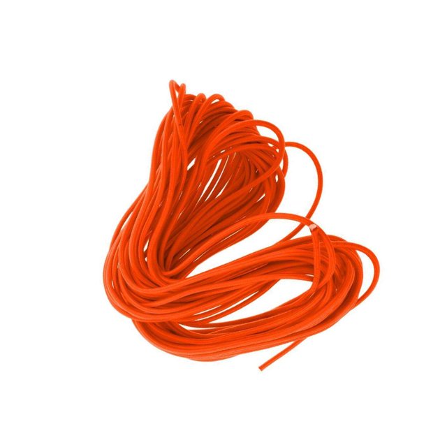 6mm Elastic Bungee Rope Shock Cord Tie Down Shock Cord Bungee Roof Elastic Shock Rack UV Stable Orange 50m