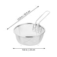 thumbnail image 4 of SHISUYAN Panier à Frire en Acier Inoxydable Panier Rond pour Aliments Frits Panier à Frire avec Poignée, 4 of 8