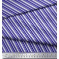 thumbnail image 2 of Soimoi Moss Georgette Fabric Diagonal Stripe Decor Fabric Printed Yard 42 Inch Wide, 2 of 5