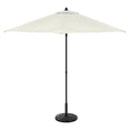 thumbnail image 3 of HOMETRENDS 7.5 ft. Round Push-Up Market Patio Umbrella, White, 3 of 9