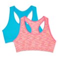 thumbnail image 1 of George Girls' Racerback Bras 2-Pack, 1 of 2