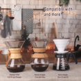 thumbnail image 2 of Filtres à Café Réutilisables en Acier Inoxydable pour Hiro V60 & Chemex - Meilleur Cafetière et Accessoires de Bar, 2 of 4