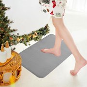 UsRHHA Thick Foam Bath Mat, Super Soft Absorbent Bathroom Rug Non Slip, Machine Washable Quick Dry Floor Carpet for Tub Shower Home Decor