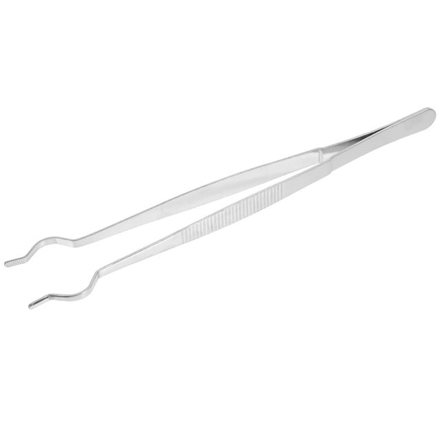 Miangastore Stainless Steel Test Tube Tweezer Silver 1Pack 9.6X0.8X0.6In