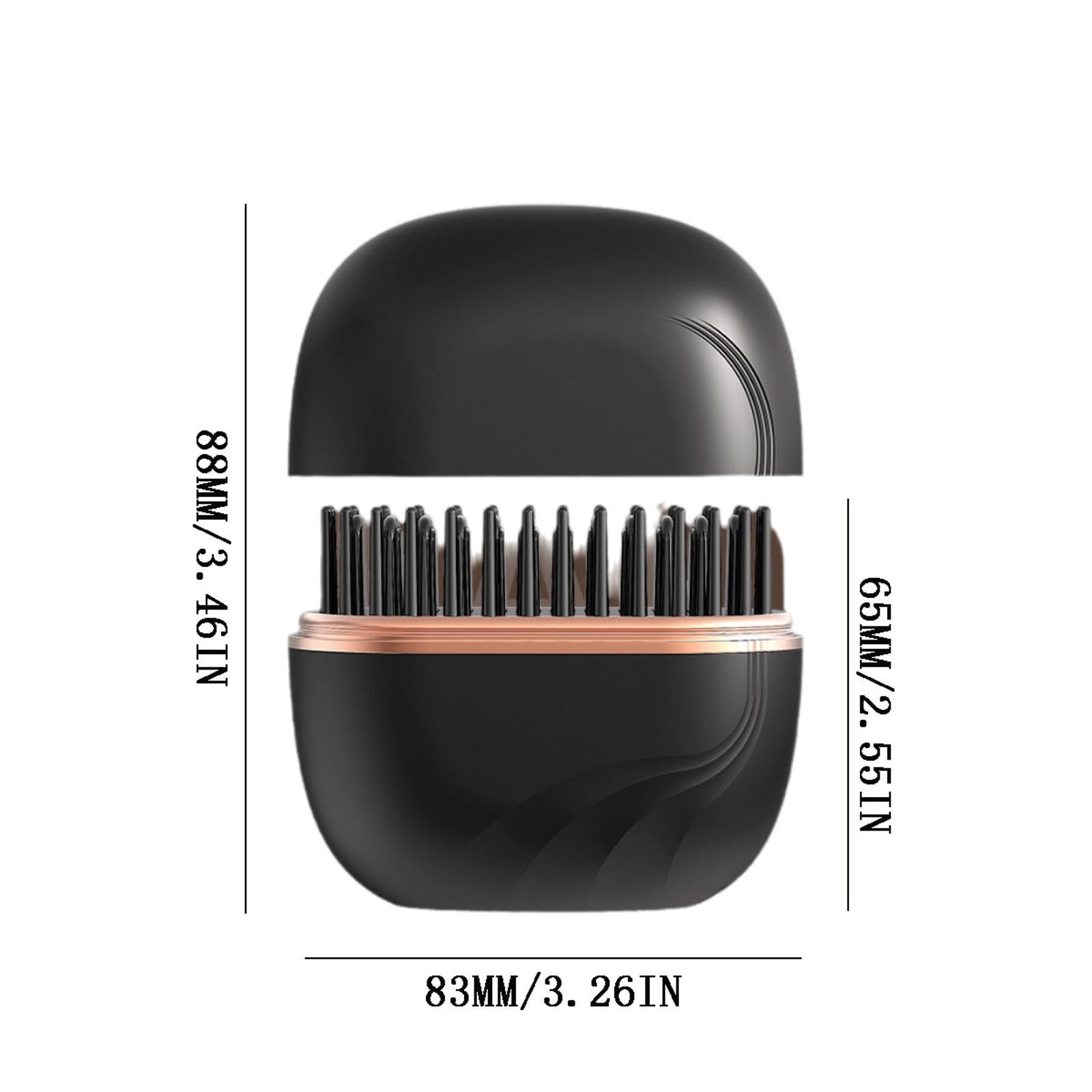 Hair Straightener Brush Mini Hair Straightener Wireless Charging Hair Straightener Portable Hair Care No Damage to Hair Styling Comb Straight Roll Hair Straightener Comb