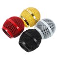 thumbnail image 3 of SHISUYAN 4pcs Microphone Replacement Grille Metal Mic Head Mic Part Wireless Mic Supply, 3 of 9