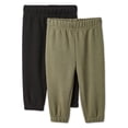 thumbnail image 1 of George Infants' Gender Inclusive Fleece Jogger 2-Pack, 1 of 2