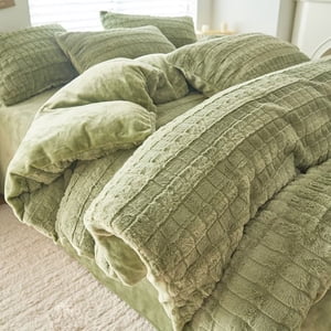 Zhuge Bed Sheets Set, Bedding Sheets Pillowcases Kit, Twin Bed Set, Hotel Bedding, Home Decor(Green)