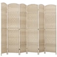 thumbnail image 1 of HOMCOM 6 Ft Folding Room Divider, Privacy Screen for Home Office Bedroom, 1 of 10
