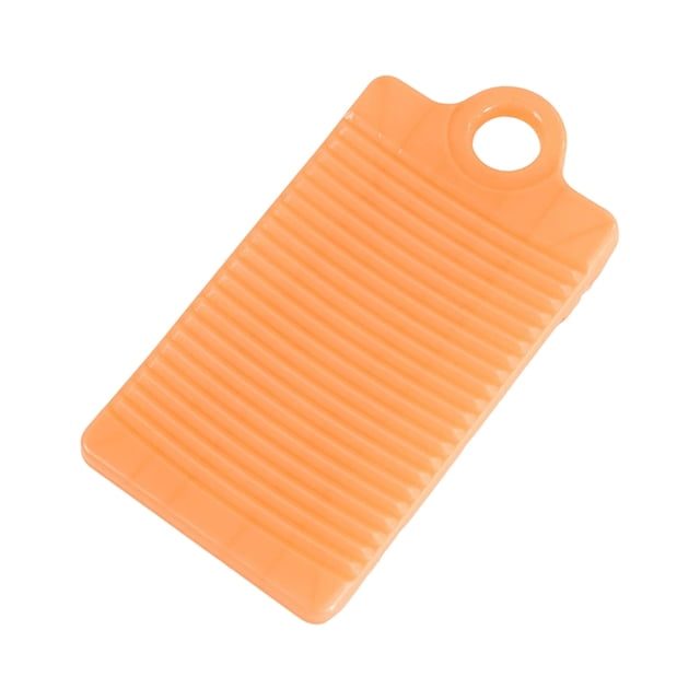12.2" Thickened Plastic Scrubbing Board - Heavy Duty Laundry Washboard for Home & Camping (Multi-Color)