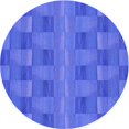 thumbnail image 1 of Ahgly Tapis d'Intérieur Lavable en Machine Carré Transitionnel Bleu Ciel, 3 Pieds Carré, 1 of 7