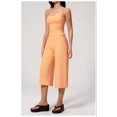 thumbnail image 4 of PISONIC Womens Workout Sets Two Piece Spaghetti Straps Tank Top Matching Wide Leg Capri Pants Gym Work Pilates Outfits, 4 of 7