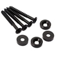 thumbnail image 4 of Graflsoa 4-Piece Silver Electric Guitar Bass Neck Ferrule Bushings with Screws for Secure Body-Neck Connection, 4 of 6