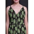 thumbnail image 3 of Bimba Robe Longue à Imprimé Floral pour Femmes, Bretelles Spaghetti, Col en V, Maxi, Tenue de Plage - Grand, 3 of 6