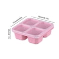 thumbnail image 2 of 1 Pce Contenants à Collation Réutilisables Bento Collation 4 Compartiments Repas Contenants en Acrylique Contenant à Café sous Vide Contenants de Réfrigérateur pour Organiser Contenant Alimentaire à Trois Compartiments Contenant à Lunch pour Tout-Petit, 2 of 3