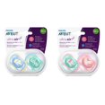 thumbnail image 1 of Philips Avent Ultra Air Pacifier 18m+, Various Colors, 2 pack, SCF349/16, 1 of 4