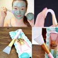 thumbnail image 3 of Silicone Face Mask Brushes, Mask Beauty Tool DIY Mask Stick Soft Silicone Facial Mud Mask Applicator Brush Hairless Body Lotion and Body Butter Applicator Tools(1PC, Random Color), 3 of 5