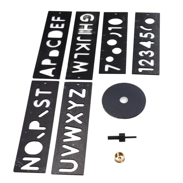 Kit de Fabrication de Signe, Bord Horizontal de Modèle de Caractère Coupe Longue Durée de Vie pour le Panneau Indicateur
