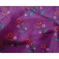 thumbnail image 4 of oneOone Silk Tabby Fabric Leaves & Floral Block Print Sewing Fabric BTY 42 Inch Wide, 4 of 4