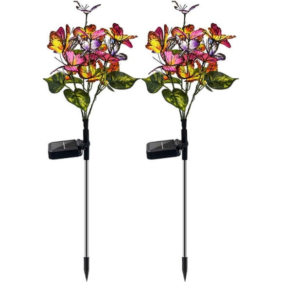 Solar Butterf Garden Lights Outdoor Garden Decorative Floor Lamp