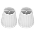 thumbnail image 2 of Double Small Lampshade, Light Material Wear Resistant Double Small Lamp Shade Clip On Bulb  For Chandelier Lamp For Table Lamp For Wall Lamp PX07,PX30,PX31,PX33, 2 of 8