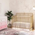 thumbnail image 2 of Monarch Hill Hawken Metal 3 in 1 Convertible Crib, Black, 2 of 9