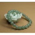 thumbnail image 3 of Natural A Grade Green Aventurine Gemstone 8mm Round Beads Stretch Bracelet 7 Inch Unisex, 3 of 5