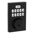 thumbnail image 1 of Weiser Powerbolt 3 Contemporary 10-Button Keypad Matte Black Electronic Keyless Entry Door Lock/Deadbolt, 1 of 1