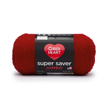 Red Heart® Super Saver® Jumbo Yarn, Acrylic #4 Medium, 14oz/396g, 744 Yards