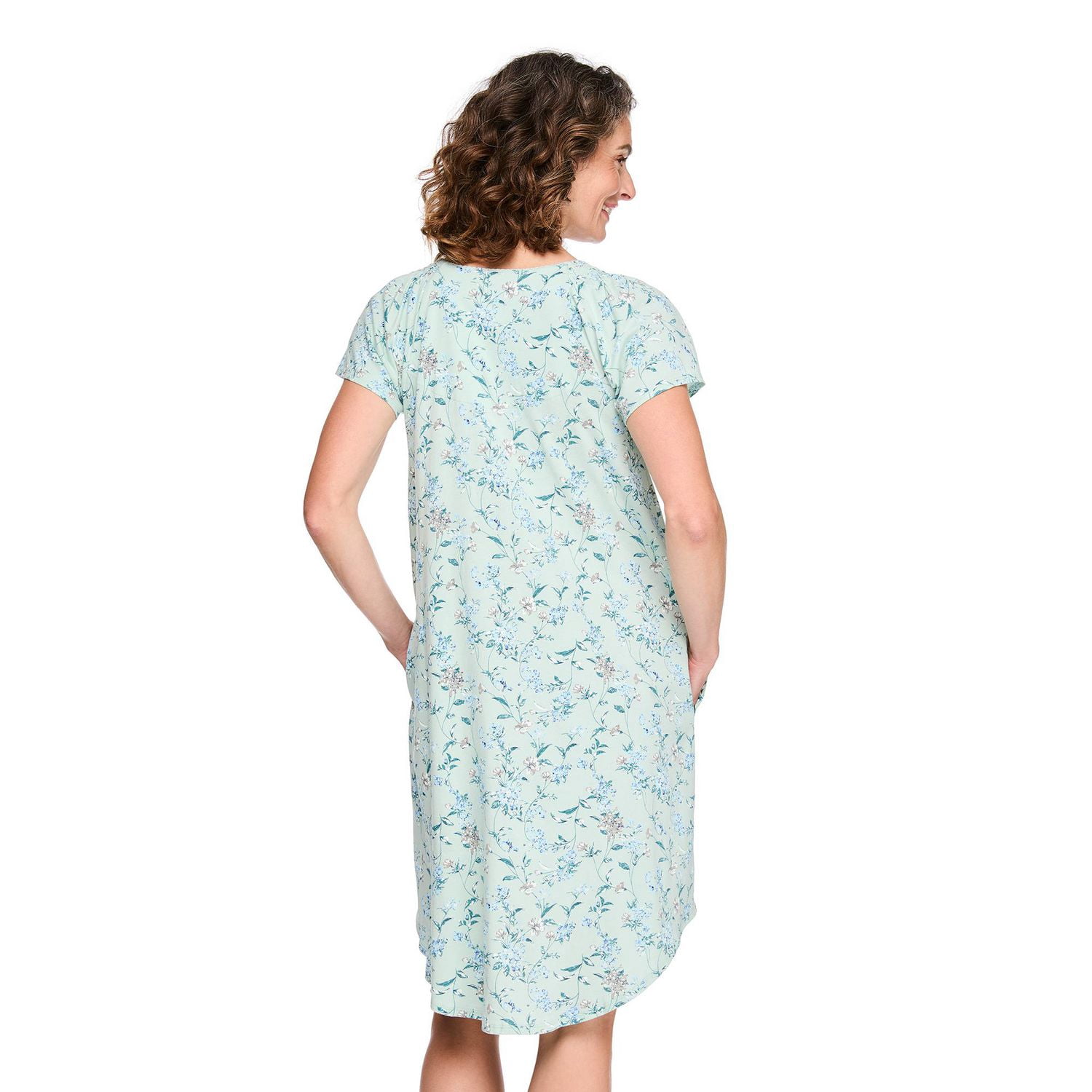 Chemise de nuit à manches évasées Iyla pour femmes