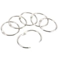 thumbnail image 1 of Unique Bargains 1.5' OD Office Book Rings, Silver, 24 Count, 24 Pack, 1 of 5