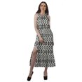 thumbnail image 1 of Moomaya Robe Imprimée Femme Fête Mariage Tenue de Fête Col Licou Robe Maxi en Rayonne, 1 of 4