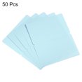 thumbnail image 3 of Unique Bargains Blank Greeting Cards,50pack Favor Decor Foldable Card ,Blue Pearlescent Paper, 3 of 5