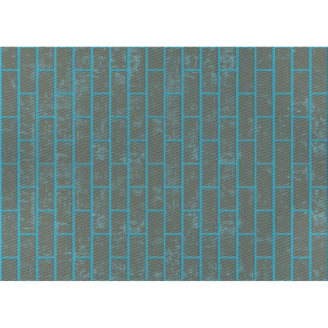 Ahgly Tapis Rectangulaire Lavable en Machine Intérieur Transitionnel Gris, 5 Pieds x 8 Pieds