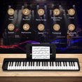 thumbnail image 2 of Gymax Clavier de Piano Pliant à 61 Touches, Piano Électrique Portable avec Touches Pleine Grandeur, Support de Musique, 2 of 10