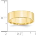 thumbnail image 3 of 10KY 6mm LTW Flat Band Size 10.5 Size 10.5, 3 of 3