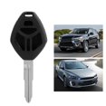 thumbnail image 1 of Coque de Clé Télécommande Étui 3+1 Boutons Plastique Noir Durable Voiture Télécommande Intelligente Porte-Clés Compatible avec Mitsubish, 1 of 8