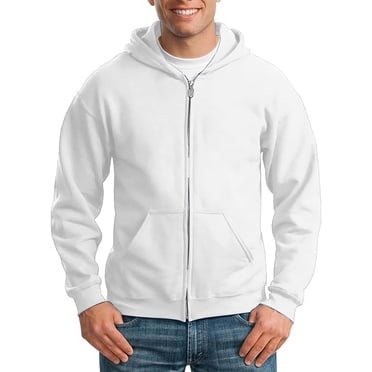 Ediodpoh 2025 Autumn Winter Menswear Plus Thickened Solid Color Zipper Cardigan Loose Fashion Hoodie Men's Fashion Hoodies & Sweatshirts White M