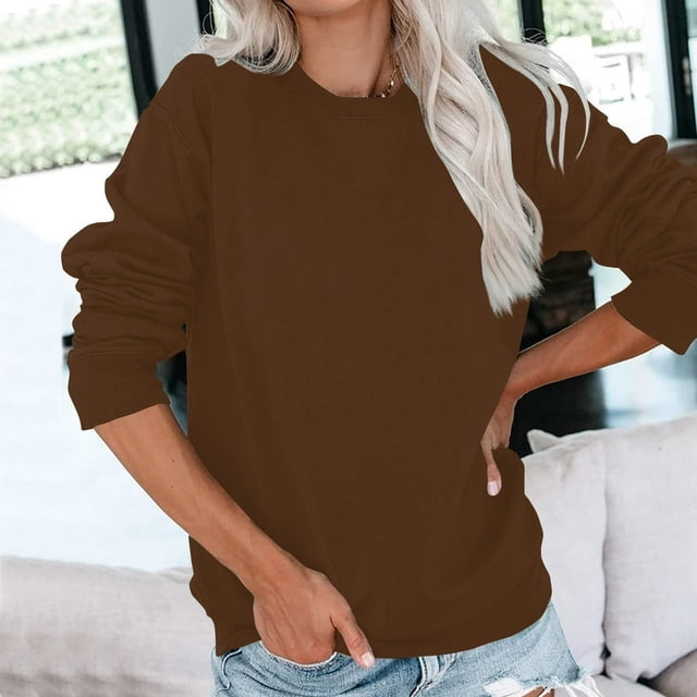 Hauts pour Femmes Manches Longues Amples Décontractés Tunique Plissée Boutonnée Imprimé Halloween Vert Armée L