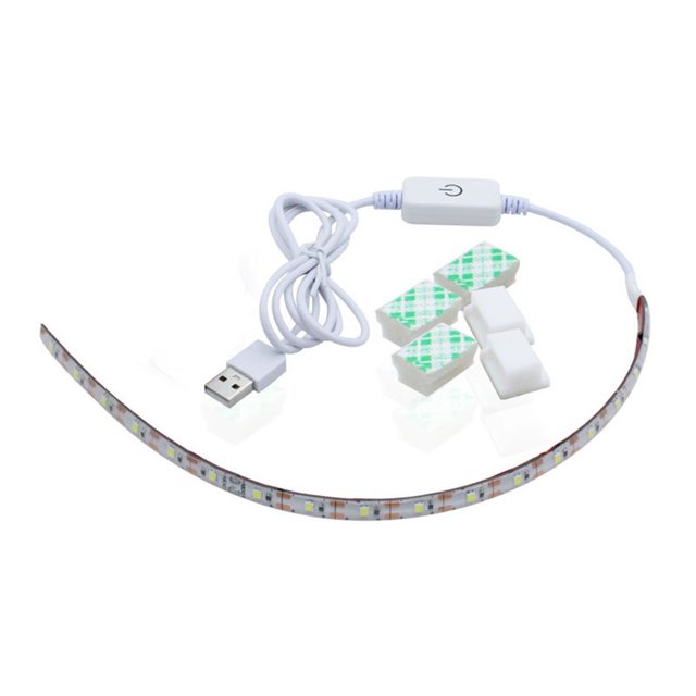 30cm Light Strip 5V 6500K 30cm LED Light Strip US Plug 110-240V